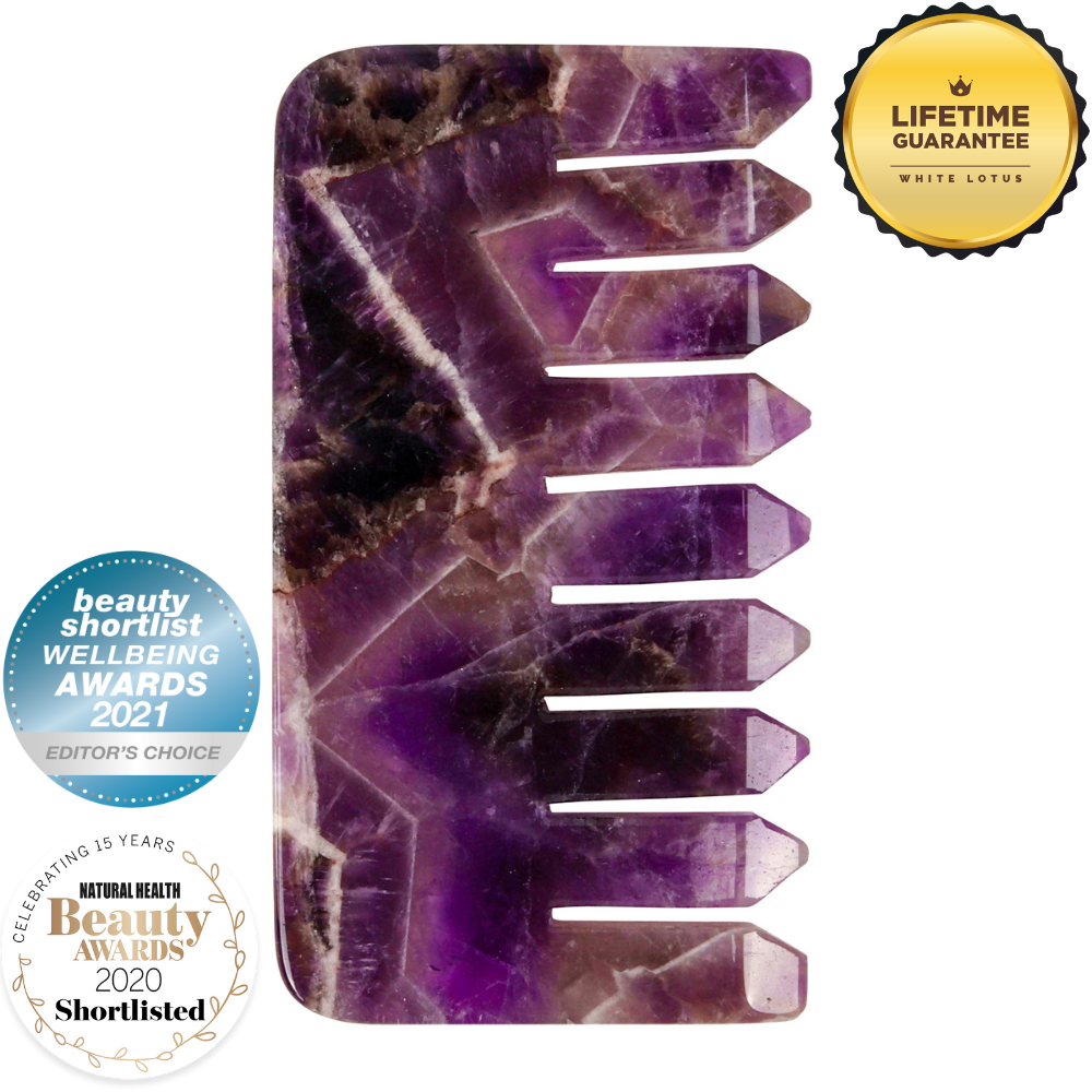 Amethyst Crystal Comb
