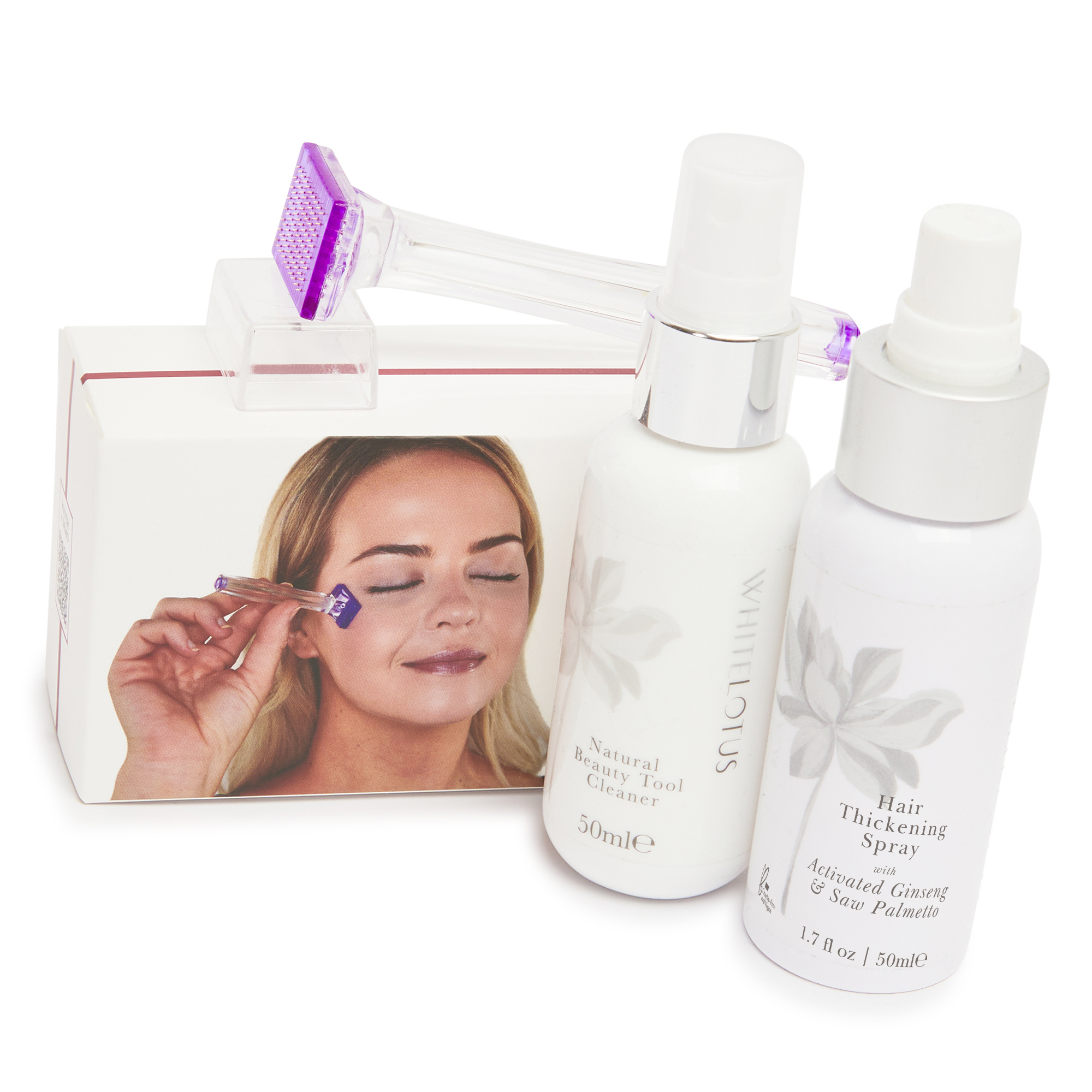 Hair Loss Skin Needling Kit - with Derma Stamp, Saw Palmetto & He Shou Wu