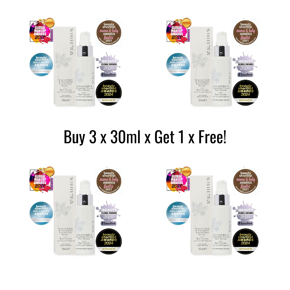 Activated Jade and Tourmaline Crystal Face serum 30mL