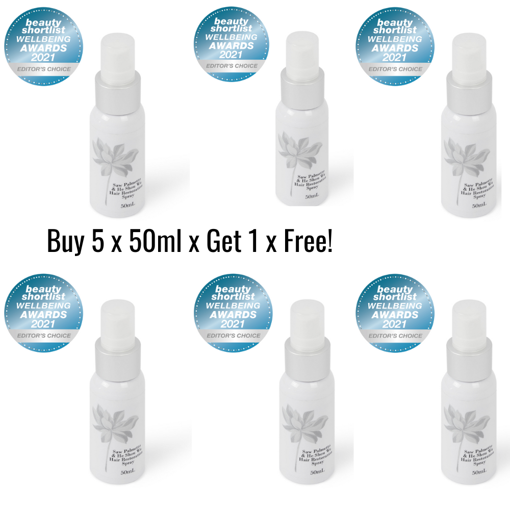 Saw Palmetto and He Shou Wu Hair Loss Treatment Spray 50mL