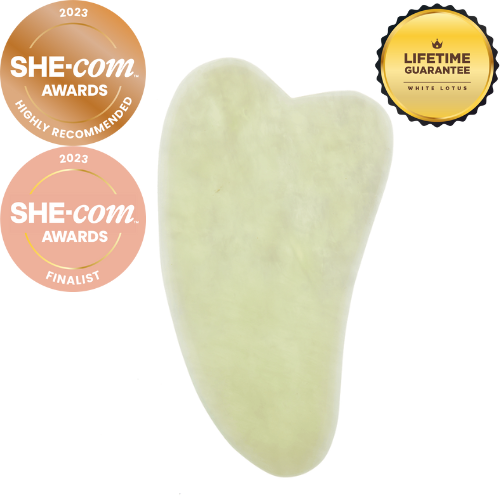 Gua Sha Jade by White Lotus- Real Chemical Free Crystal