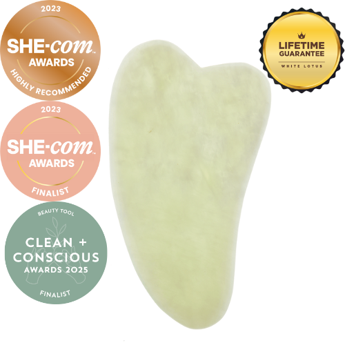 Gua Sha Jade by White Lotus- Real Chemical Free Crystal