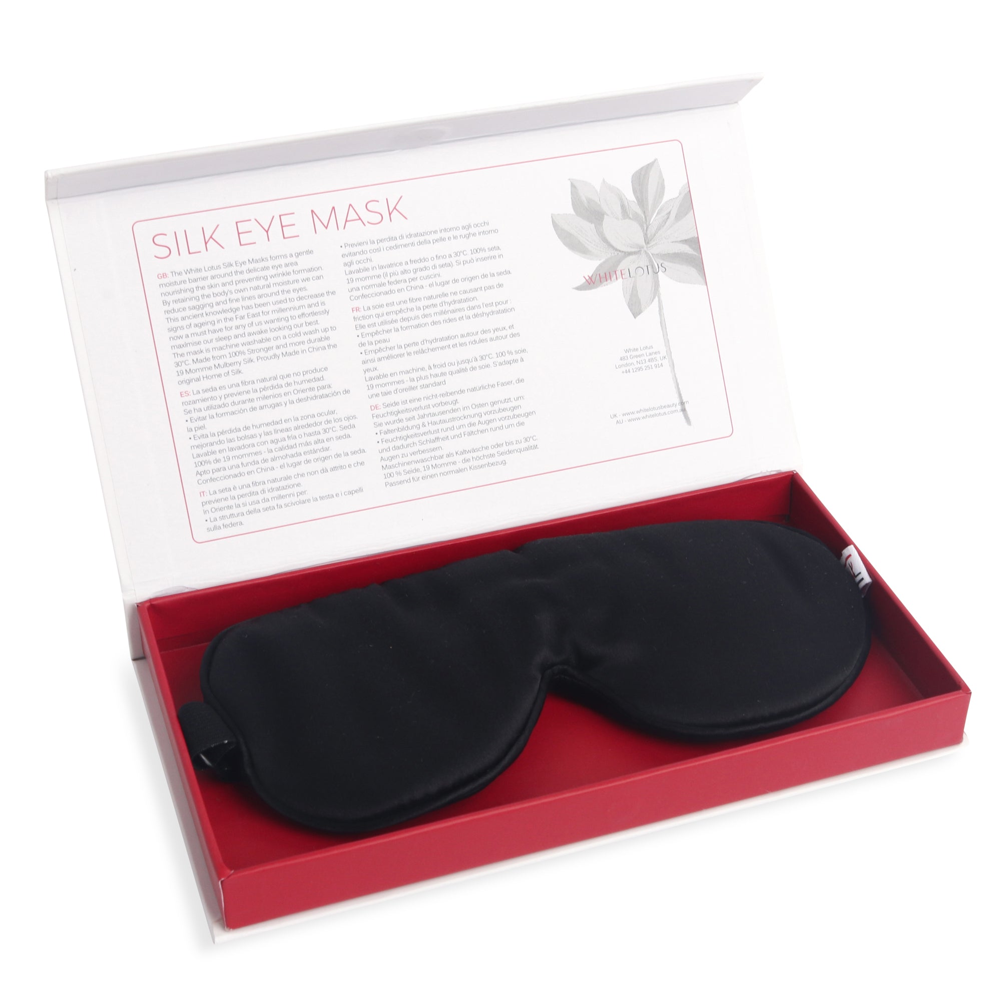Pure Silk Eye Mask - Reduce Wrinkles While you sleep -
