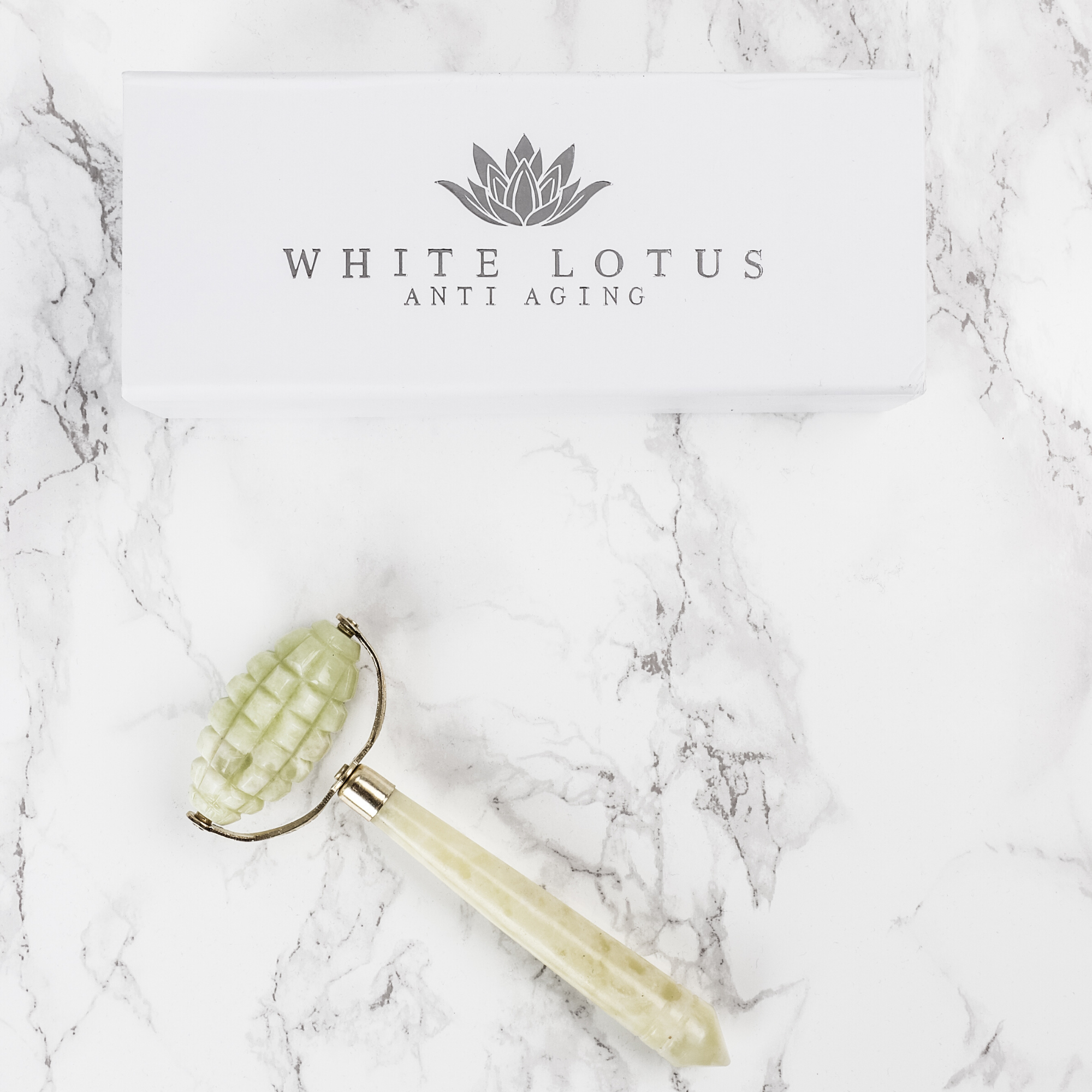 Intensive Jade Roller - Natural Chemical Free Crystal in a Signature Silk Lined Box