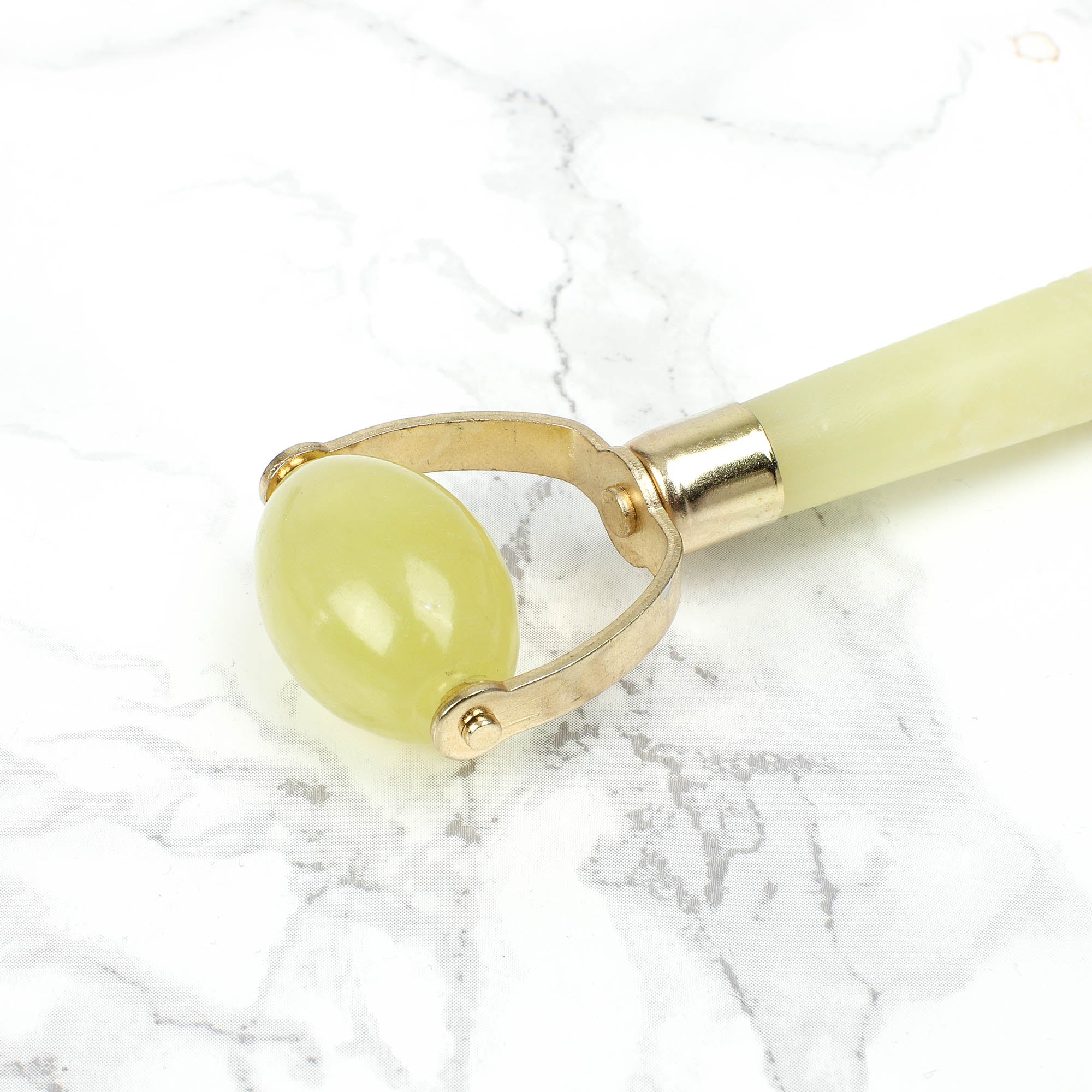 Natural Chemical Free Jade Crystal Roller in a silk lined Box -