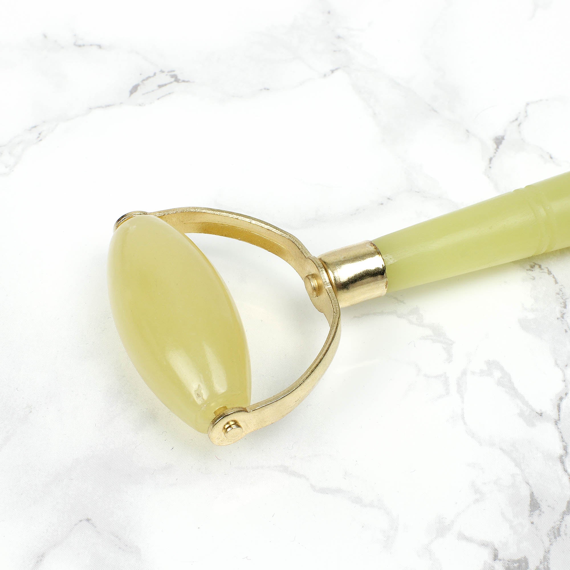 Natural Chemical Free Jade Crystal Roller in a silk lined Box -