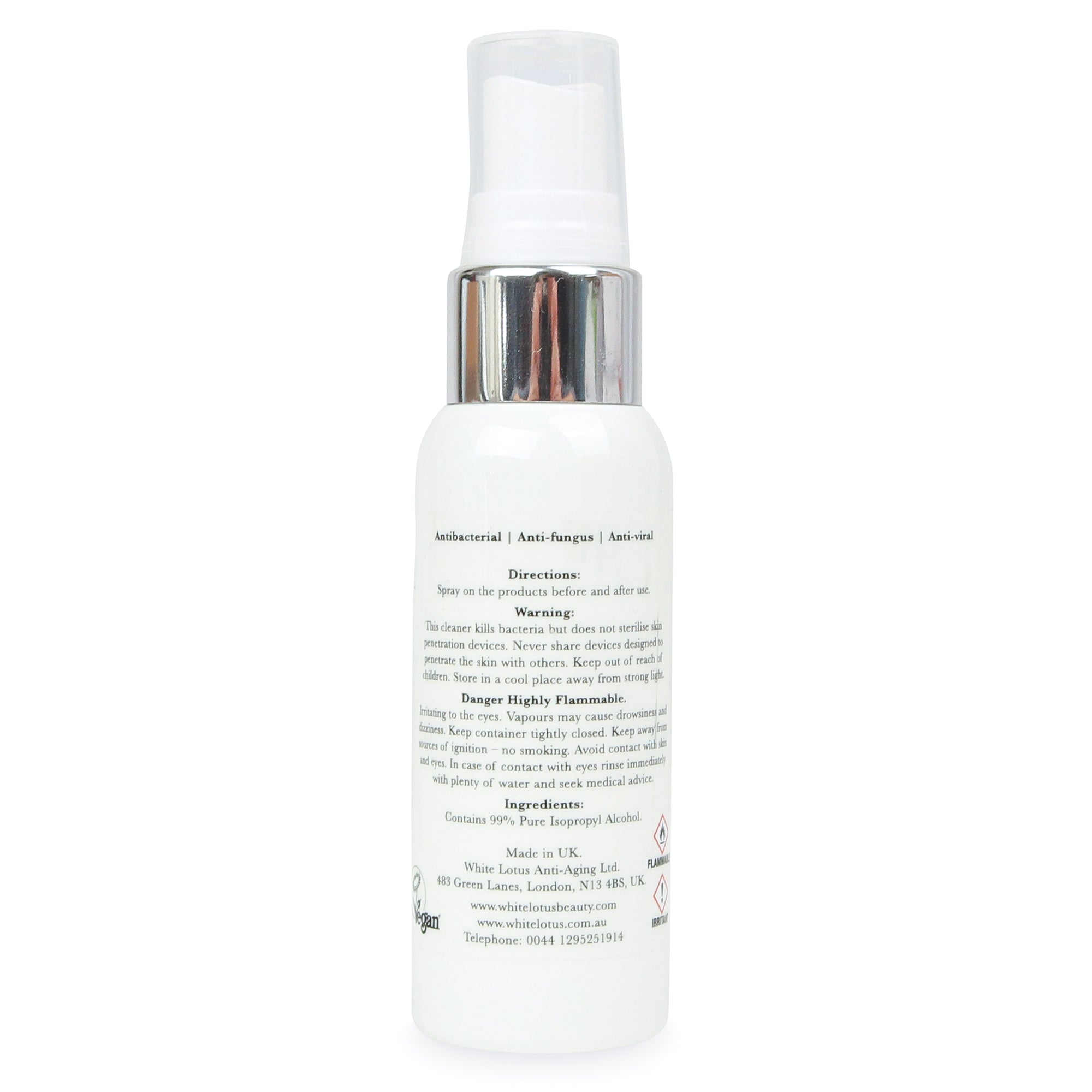 Skin Needling Roller / Dermastamp Cleaner -Anti Bacterial Isopropyl Alcohol Spray 50mL