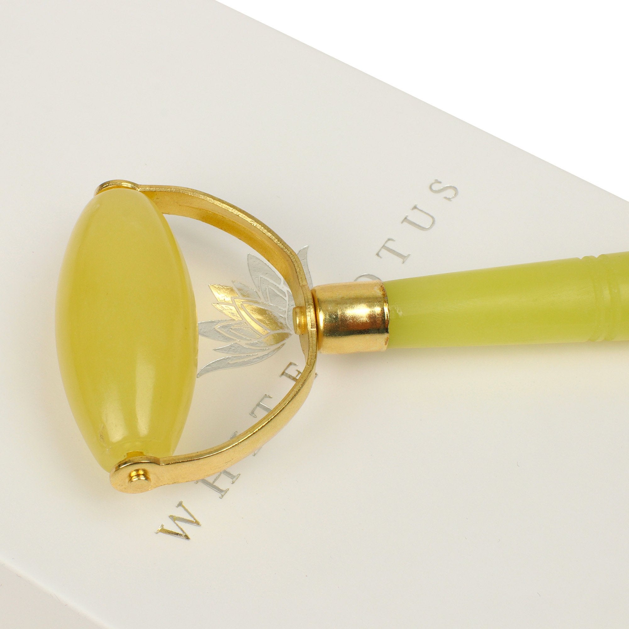 Natural Chemical Free Jade Crystal Roller in a silk lined Box -