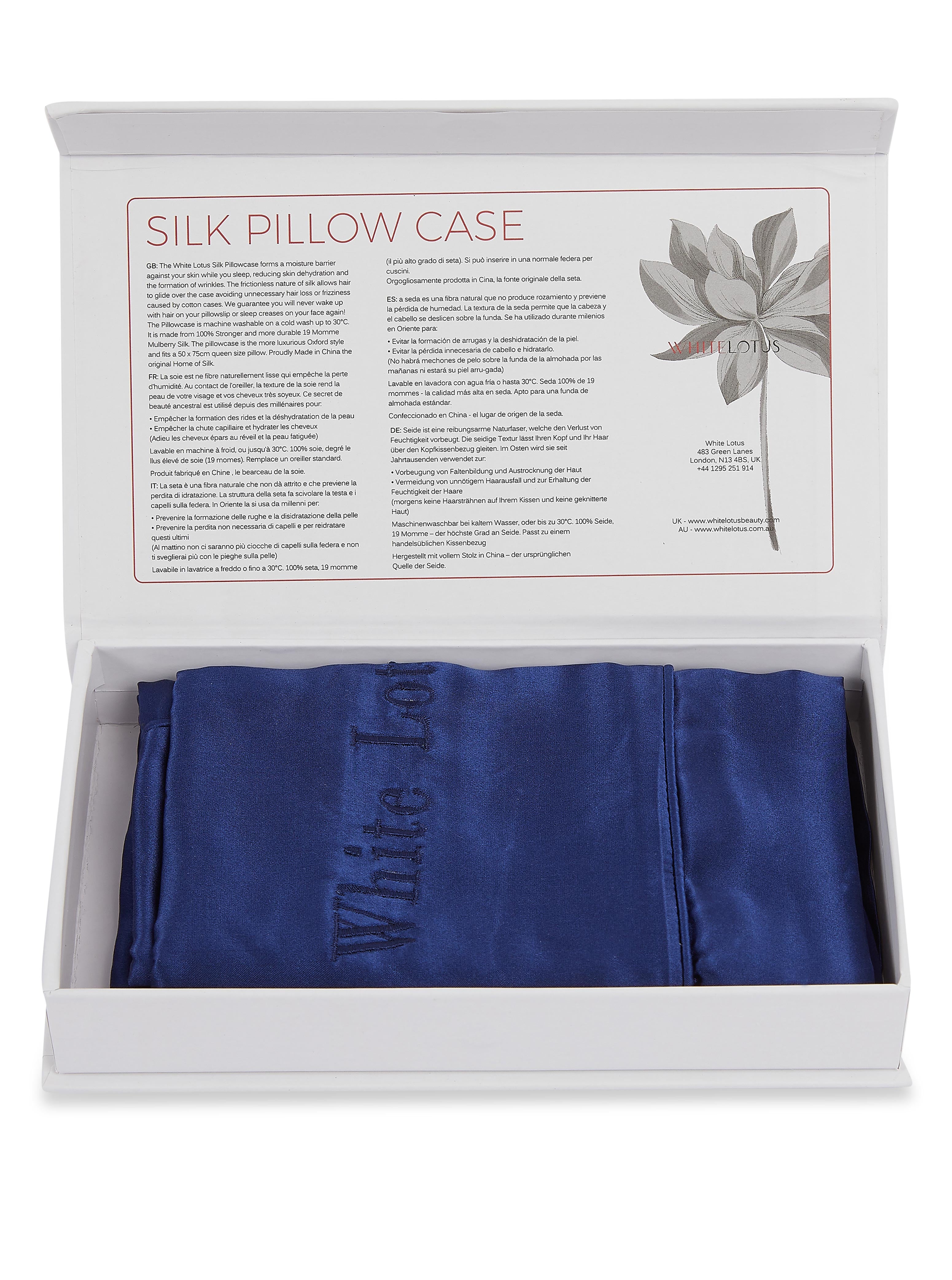 19 Momme Pure Silk Pillowcase - Reduces Wrinkles and Hair Loss