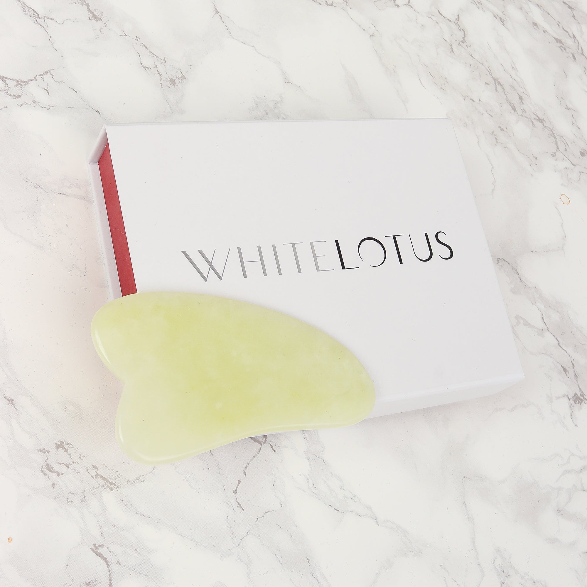 White Lotus Jade Gua Sha