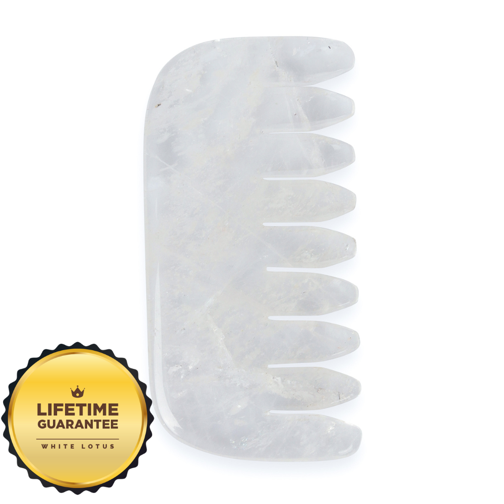 Clear Quartz Crystal Comb