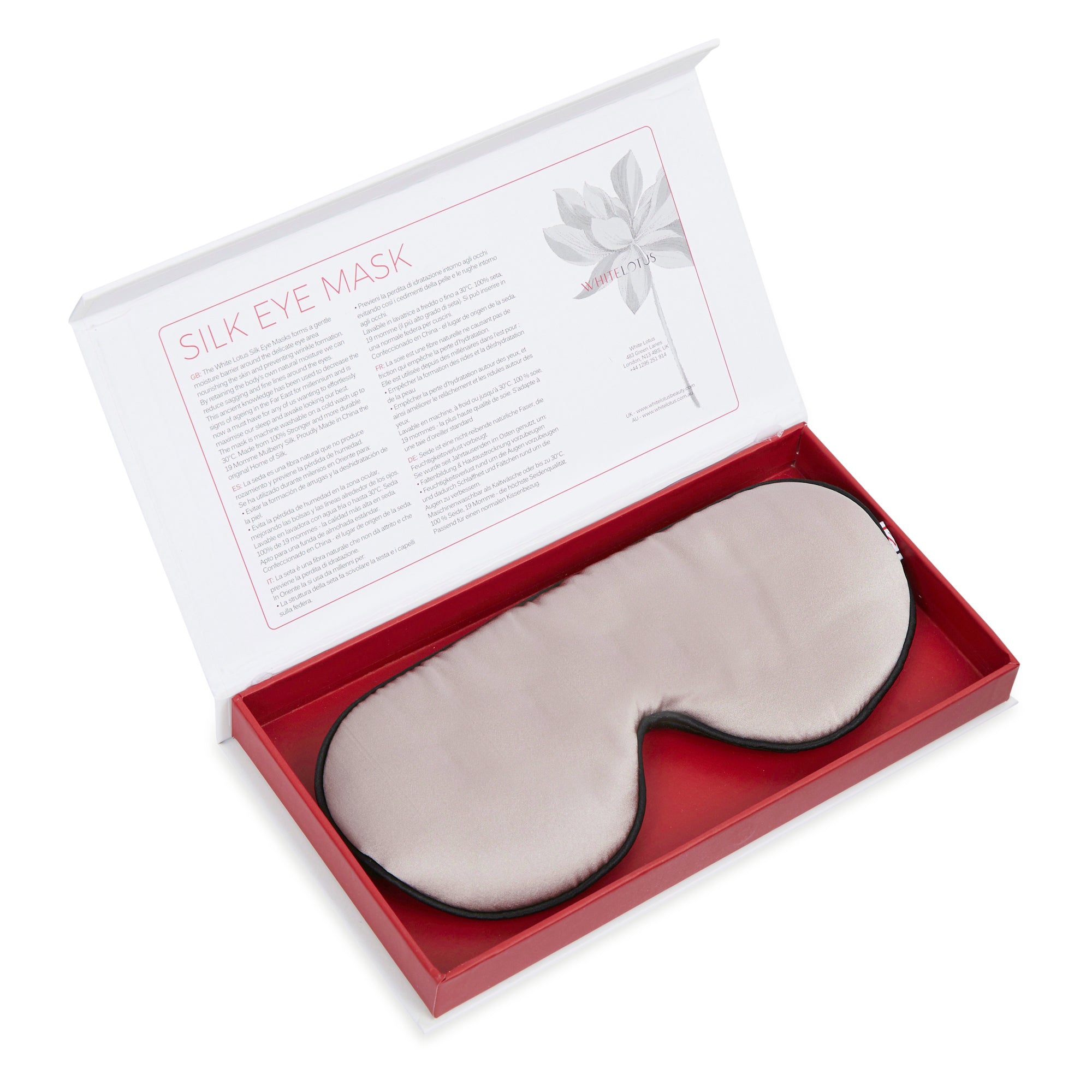 Pure Silk Eye Mask - Reduce Wrinkles While you sleep -