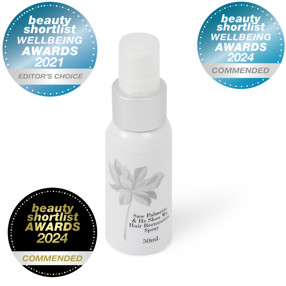 Natural Hair restoration spray / Hair Loss Treatment Spray White Lotus