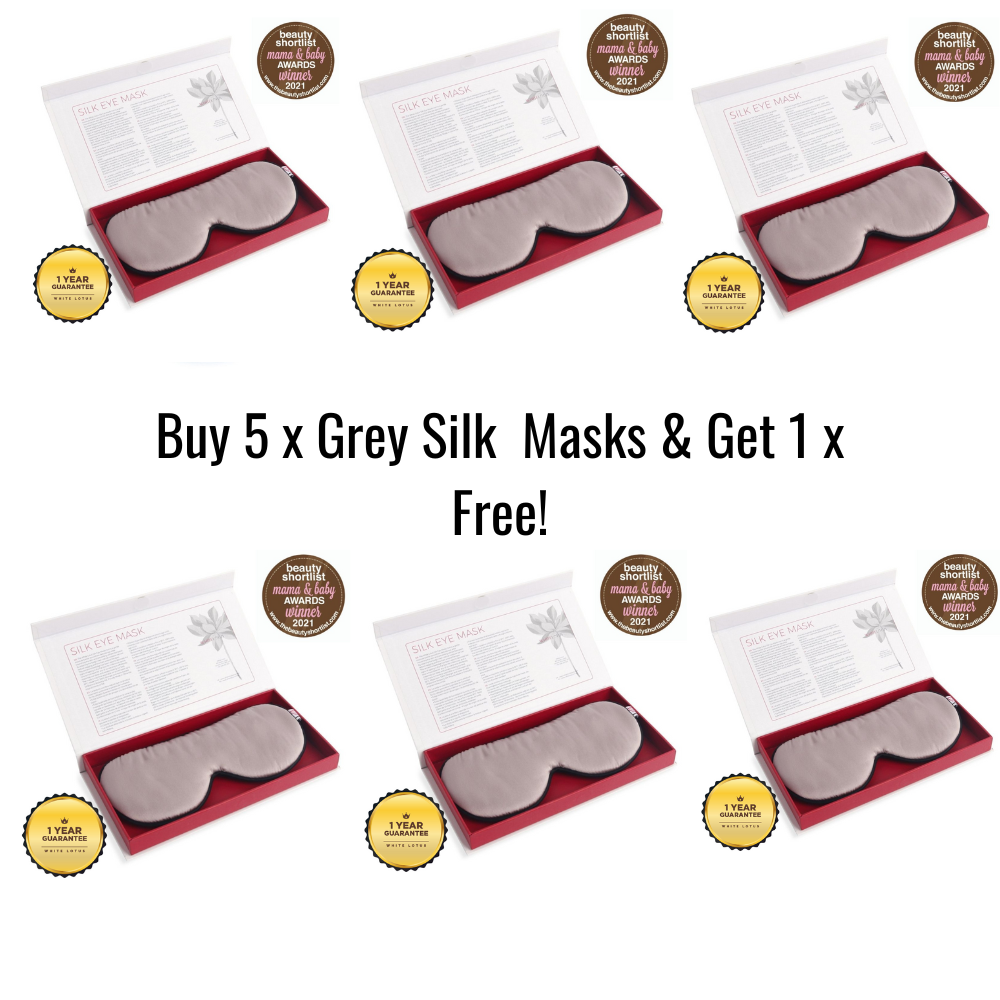 Pure Silk Eye Mask - Reduce Wrinkles While you sleep -