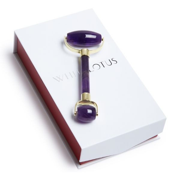 Double Headed Amethyst Roller - The Amethyst Face Roller
