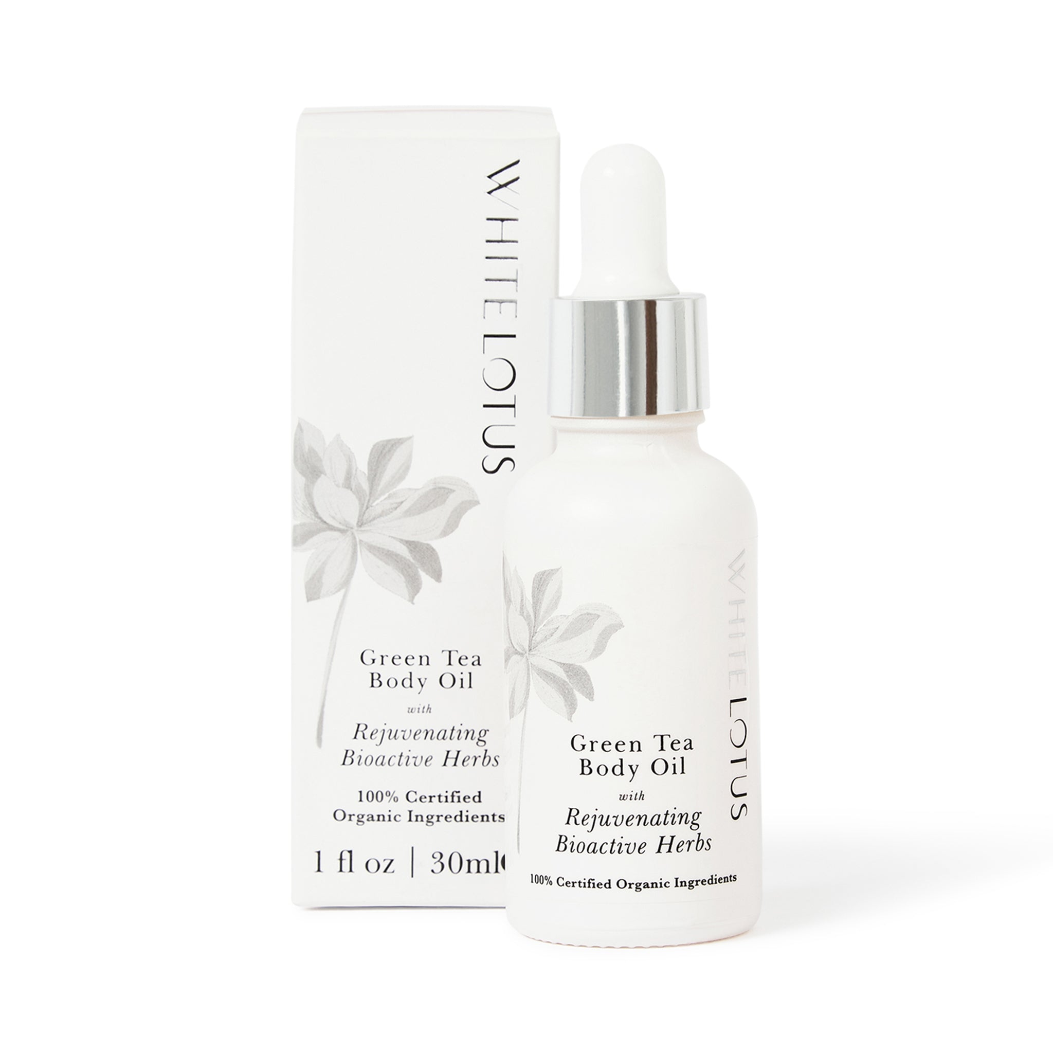 Organic Green Tea Oil with Rejuvenating Adaptogenic Herbs 50mL